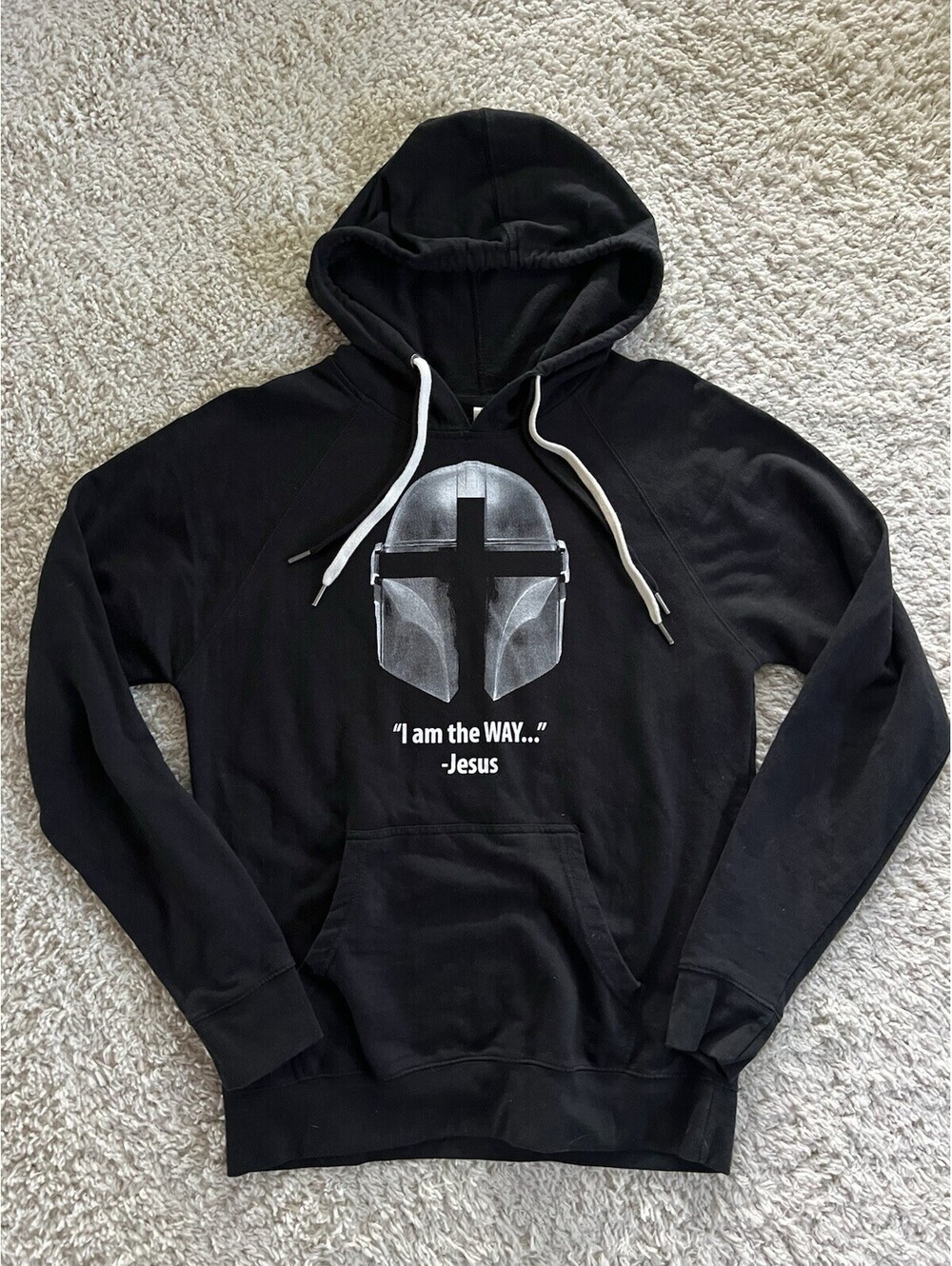 Jesus Sweatshirt Independent Trading Company Men’s Size Medium Black John 14:6